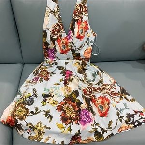 Ted Baker Mid Summer Print Halter Dress